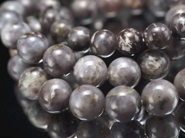 2A+ ヴァイオレットクォーツ ブレスレット 10mm-10.5mm×18珠前後 ギャランティカード付き 動画あり アメリカ・アリゾナ州・ブラックマウンテンズ産