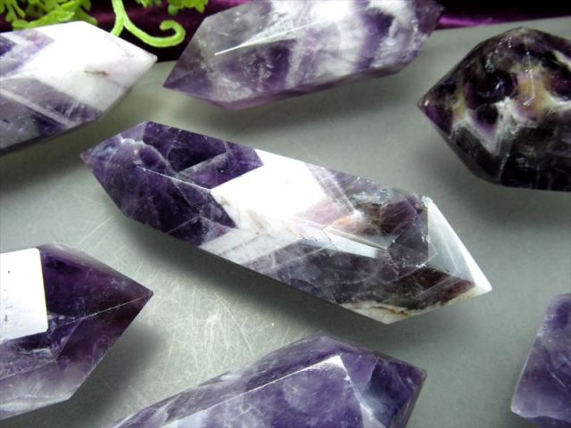 A3☆特選一品☆愛の守護石【シェブロンアメジスト『紫水晶』14