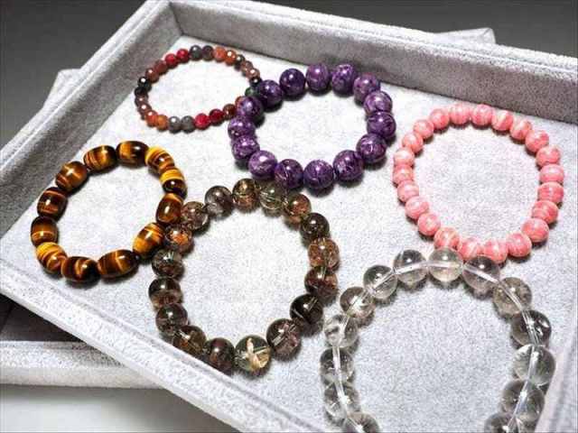 販売用トレイ グレー 中サイズ 天然石が綺麗に見えます 横25cm×縦18cm