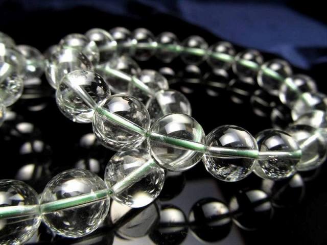3A グリーンアメジスト ブレスレット 8.5mm-9mm×21珠前後 