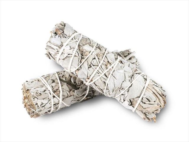 ホワイトセージ バンドル 1本売り 長さ約10cm 太さ約3cm ワンド型 空間