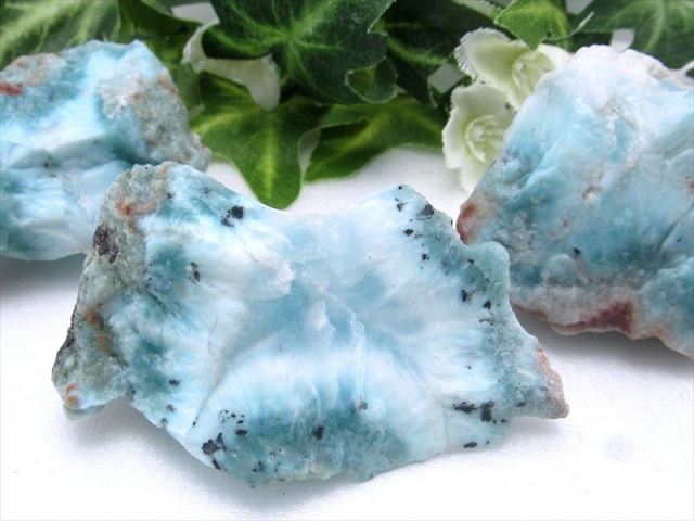 母岩少なめ ラリマー ブルーペクトライト ラフ原石 重さ15g-25g 1個売り 個性豊かなラリマー原石 カリブ海の宝石 世界三大ヒーリングストーン
