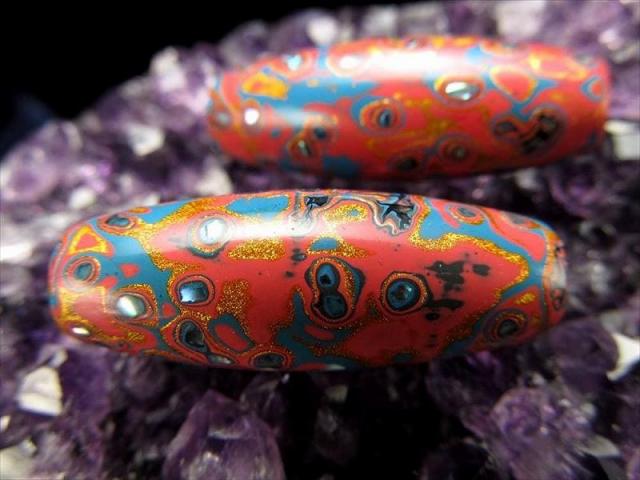 文玩堂：如意二眼天珠至純工芸（手作りビーズ） 文玩堂：如意二眼天珠至純工芸（手作りビーズ）