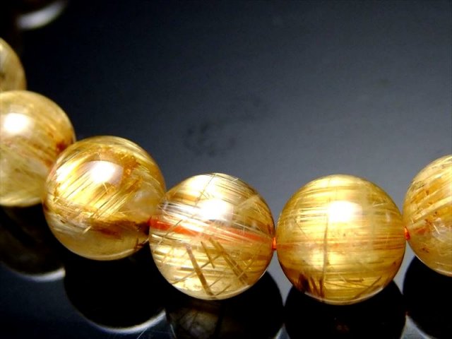 キャッツアイ効果あり S級 キャッツアイ ゴールドルチルクォーツ