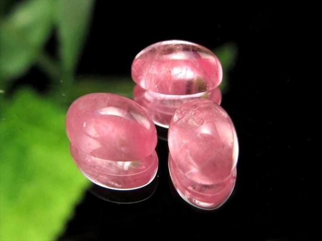 ツーソン展示会商品 ロードクロサイト オーバル カボションタンブル 縦約6mm 約0.67ct 1個売り スイートホーム産 幻のロードクロサイト