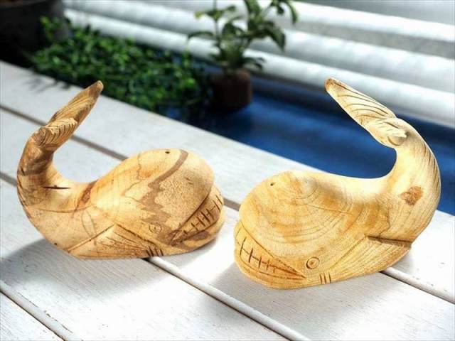 パロサントウッド くじら型 彫り置物 最大幅約7cm-8cm 1個売り 可愛いクジラ型 聖なる樹ホーリーツリー 古代インカ帝国の魔除け ペルー産 パワーストーン