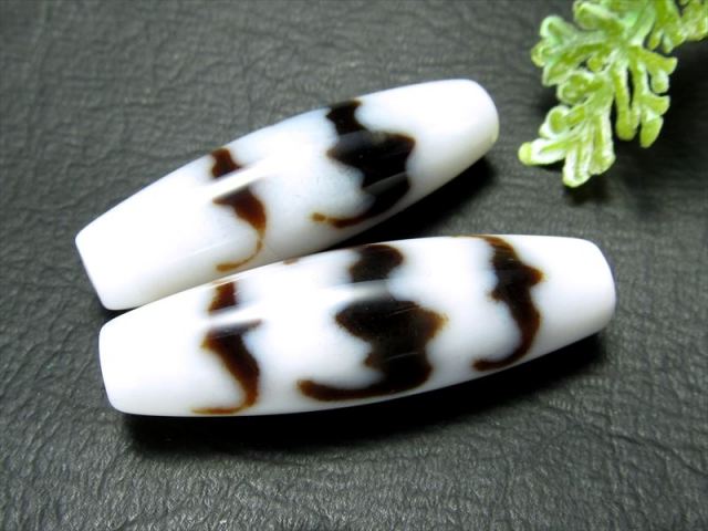 A至純天珠 五福臨門白天珠 ごふくりんもんしろてんじゅ サイズ:約38mm-40mm 1個売り 極上 天然石 ビーズ パワーストーン 2023年11月入荷の画像あり te-s