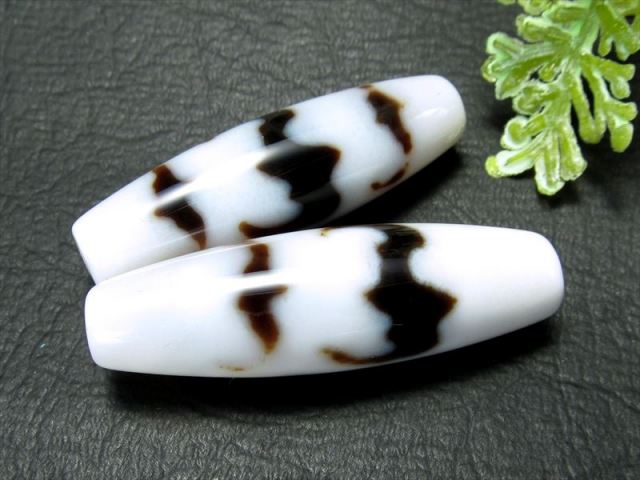 A至純天珠 五福臨門白天珠 ごふくりんもんしろてんじゅ サイズ:約38mm