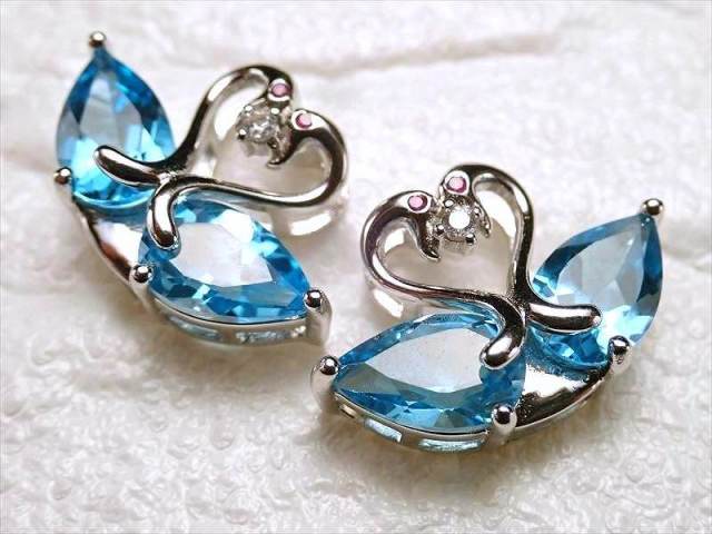 アクセサリー リ*ィ様 【高品質】スイスブルートパーズ ペンダント
