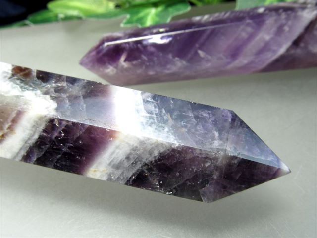 ケープアメジスト六角柱 紫水晶 ポイント POINT( シェブロンアメジスト ) ケープアメジスト六角柱 紫水晶 ポイント POINT( シェブロン