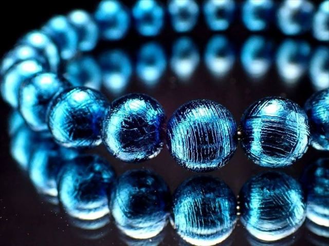 一粒売り 約8mm-8.5mm珠 メテオライト ギベオン ビーズ メタリック