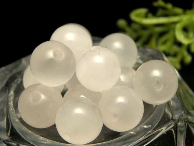 1粒売り 蛍光 ピンクマンガノカルサイト 方解石 8mm-8.5mm つやつや