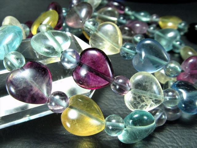 フローライト マルチカラー　大玉18mm 内径18cm フローライト マルチカラー 大玉18mm 内径18cm