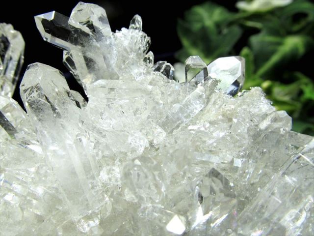 照り最高の水晶 ゼッカ産 水晶クラスター 最大幅約142mm 重さ