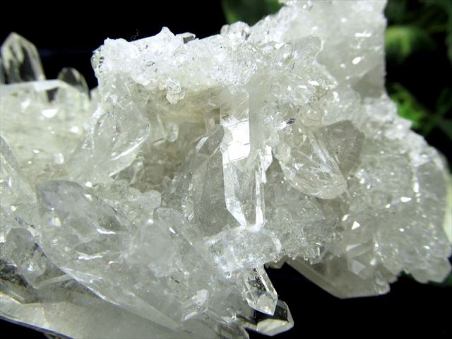 照り最高の水晶 ゼッカ産 水晶クラスター 最大幅約142mm 重さ