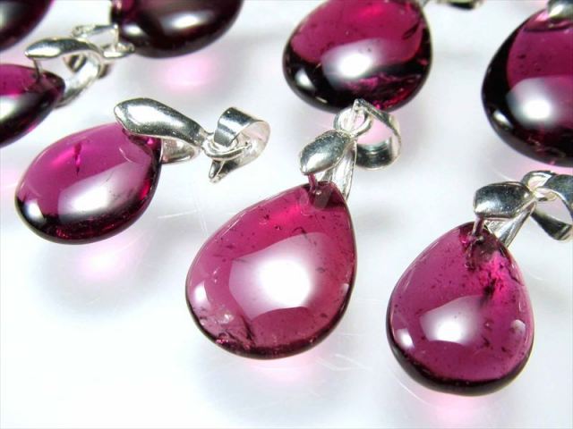 5A 1個売り ロードライト ガーネット ペンダントトップ 約1.1g-1.3g 