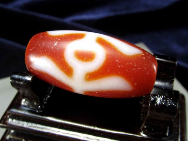 貴人天珠 きじんてんじゅ ミニサイズ 約31mm 1個売り 生命力を高める赤瑪瑙 チベット発祥の厄除け・開運お守り パワーストーン 天然石