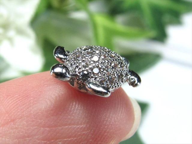 亀 カメ アクセサリー パーツ ブレスの作成などに使えるパーツ カメ デザイン アクセサリー