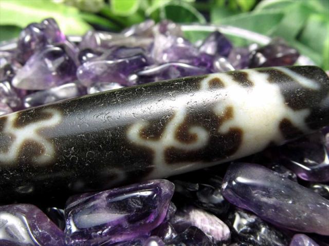 最高級 至純馬蹄痕天珠 巨大龍神三本爪天珠 りゅうじんさんぼんつめてんじゅ サイズ:約57mm 極上 天然石 ビーズ パワーストーン 極上一点物 パワーストーン