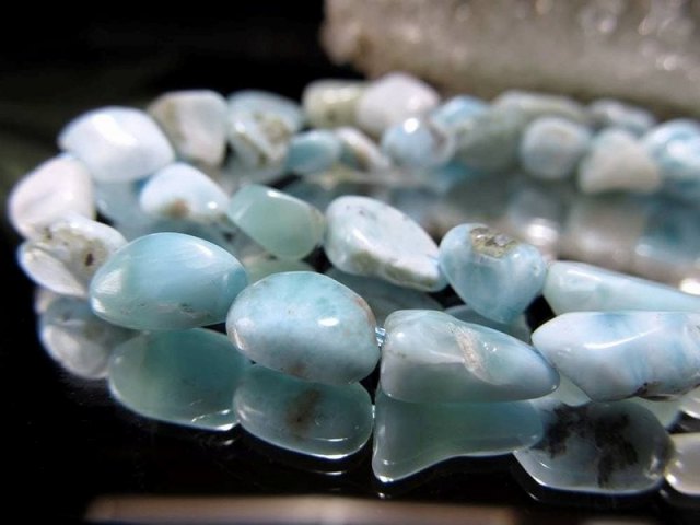 ★限定再入荷★高品質♢お買い得【カリブ海の宝石♢ラリマータンブル連】❤️ ☆限定再入荷☆高品質♢お買い得【カリブ海の宝石♢ラリマータンブル連