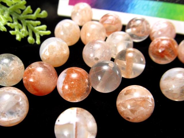 1粒売り ピンクファイアーアゼツライト ビーズ アゾゼオ 10mm-10.5mm