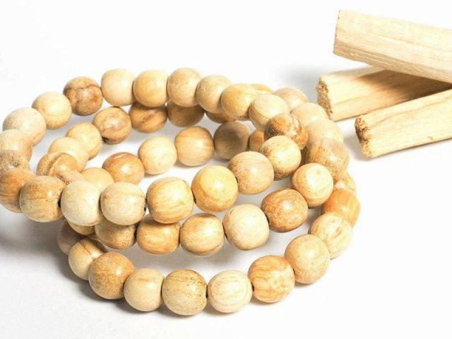 エクアドル産 パロサントウッド ブレスレット 約8mm-9mm×22珠