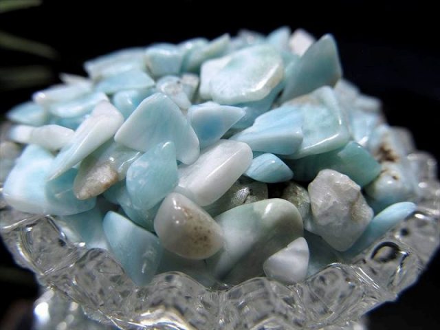 滅多に入荷なし 高品質 ラリマー さざれ 約100g入り 約4mm-9mm ブルーペクトライト 浄化・インテリアに ドミニカ共和国産 パワーストーン 天然石