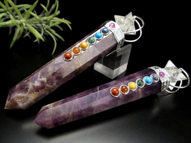 アメジスト マジックワンド タイプA 全長約12cm-14.5cm 1個売り