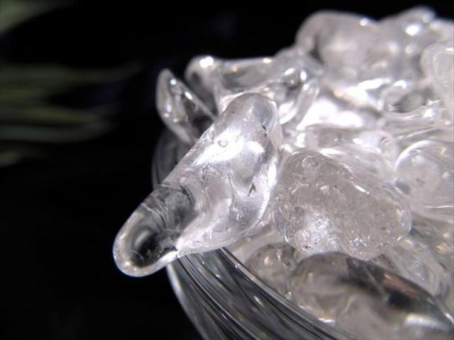 3A 水晶さざれ(中サイズ) 約200g 粒の大きさ約7-15mm 透明水晶サザレ 