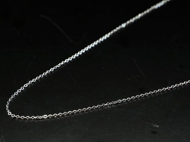 シルバータイプ サージカルステンレス あずき ネックレスチェーン 長さ約45cm 幅約1-2mm 金具最大幅約5mm 316L 馴染みやすい細目幅 メンズもレディースも inmy