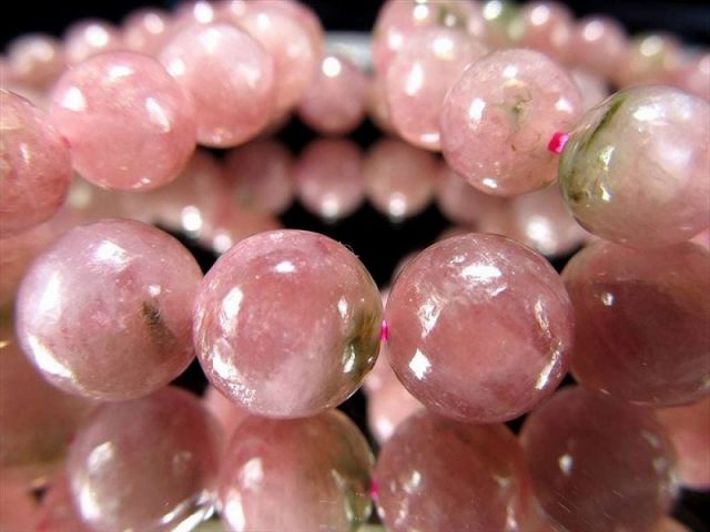 AA+ ピンクトルマリン ブレスレット 8.5mm-9mm×21珠前後