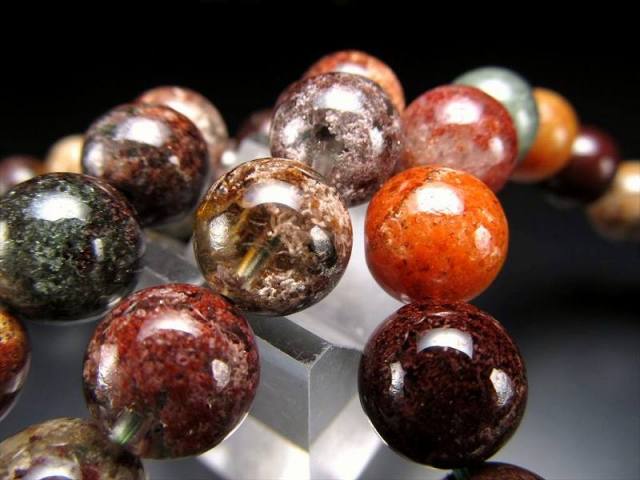 AA ガーデンクォーツ ブレスレット 約9.5mm-10mm×21珠前後 お