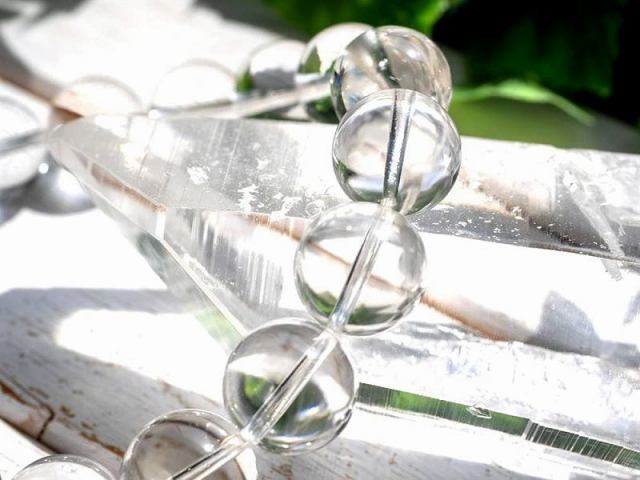 幻の逸品を贅沢使用! レムリアンシードクリスタル ブレスレット 13mm 