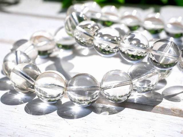 幻の逸品を贅沢使用! レムリアンシードクリスタル ブレスレット 13mm 