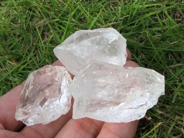 500g売りアイスデビル まるでカチ割り氷 透明水晶 ロッククリスタル