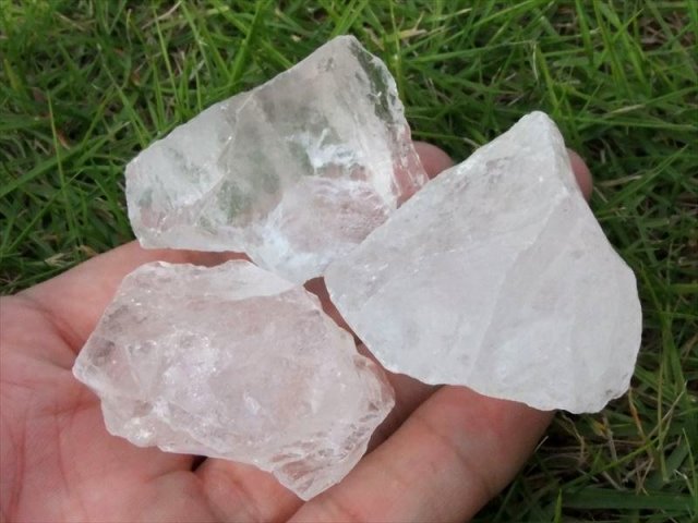 500g売りアイスデビル まるでカチ割り氷 透明水晶 ロッククリスタル