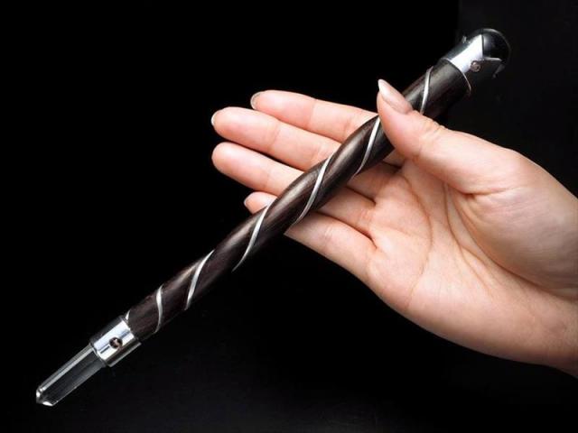水晶 マジックウッドワンド 長さ約21cm-25cm 1個売り 存在感抜群 魔法