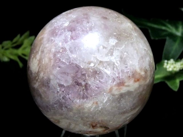 まるで花束 可憐なスフィア ピンクアメジスト・フラワーアゲート(桜  