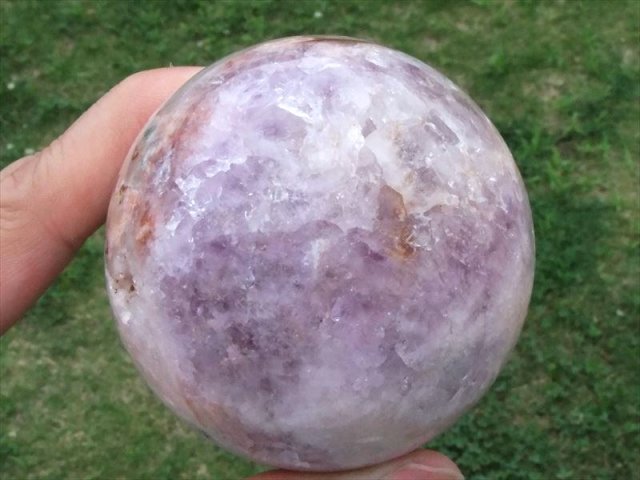 まるで花束 可憐なスフィア ピンクアメジスト・フラワーアゲート(桜  