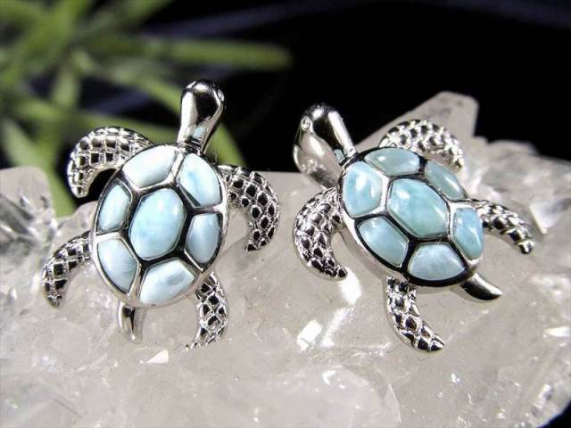 カメモチーフ ラリマー ブルーペクトライト ペンダントトップ 最大幅13mm前後 1個売り Eタイプ 大人気ラリマー贅沢使用 三大ヒーリングストーン