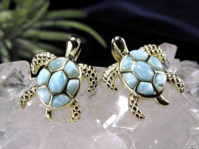 カメモチーフ ラリマー ブルーペクトライト ペンダントトップ 最大幅13mm前後 1個売り Bタイプ 大人気ラリマー贅沢使用 三大ヒーリングストーン