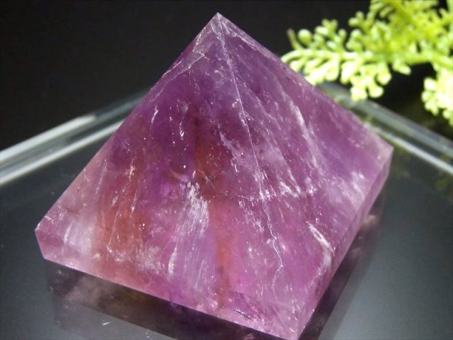 激レア アメトリン(紫黄水晶) ピラミッド 置物 高さ 38mm 重さ 98g 最高の能力を引き出す石 ピラミッドパワー 天然石 パワーストーン ブラジル産
