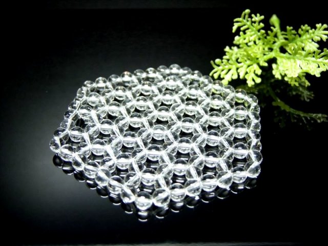 高品質4A水晶使用 水晶浄化マット ヘキサゴン 幅約90mm×80mm 約6.5mm