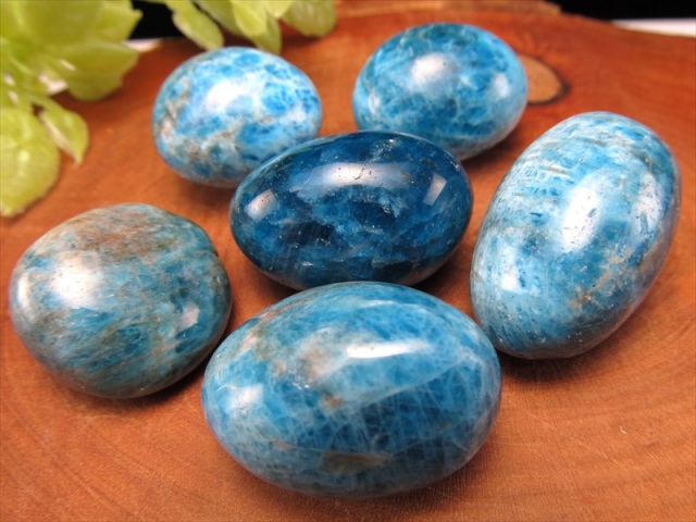 ブルーアパタイト　ハート35.4g③ ブルーアパタイト ハート35.4g③ ブルーアパタイトハート35.4g③