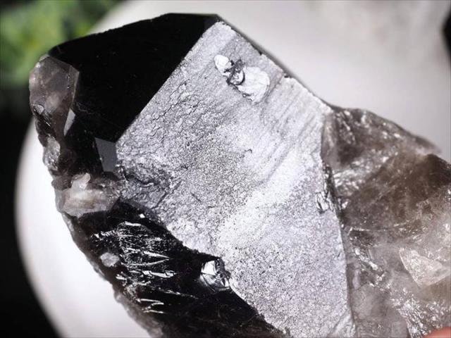 圧倒的支持 天然 黒水晶 (モリオン) クラスター原石 1個売り 重さ350g 