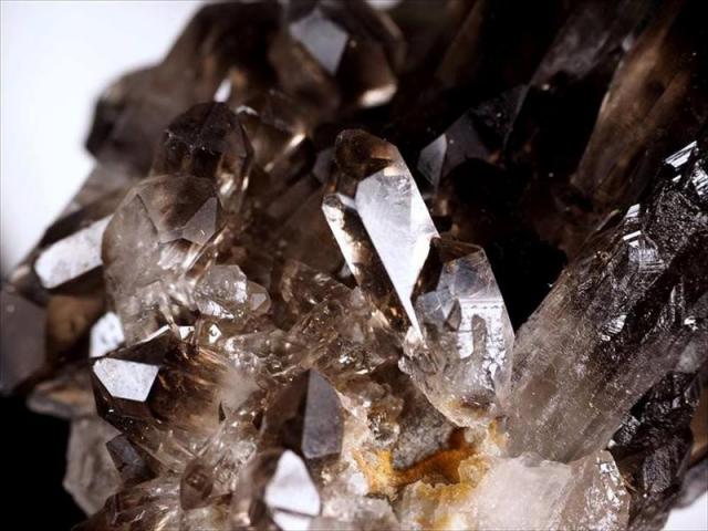 圧倒的支持 天然 黒水晶 モリオン クラスター原石 1個売り 重さ1000g