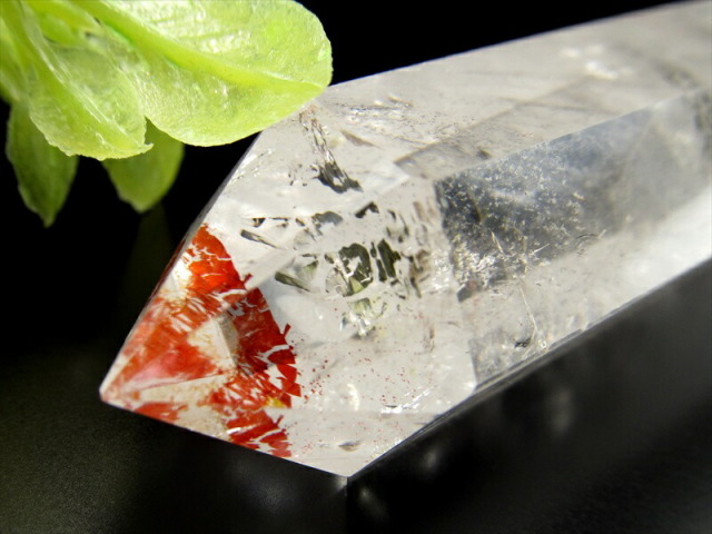 希少なロングタイプ 3A 天然透明 水晶 ポイント ワンドタイプ 130g