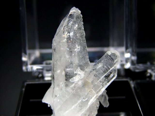 希少 国産原石 透明美品 宮崎水晶（板谷水晶）結晶ミニクラスター S