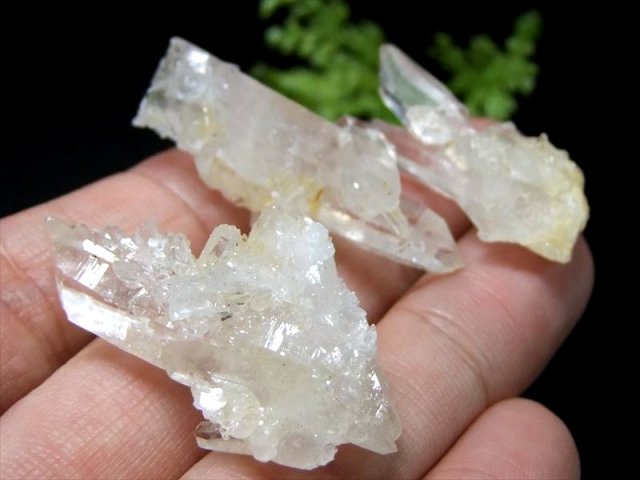 希少 国産原石 透明美品 宮崎水晶(坂谷水晶)結晶ミニクラスター サイズ 