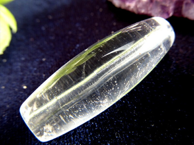 ヒマラヤの奇跡 厳選1点物 マニハールクォーツ天珠 長さ約30.5mm 重さ